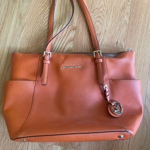 Orange Michael Kors bag
